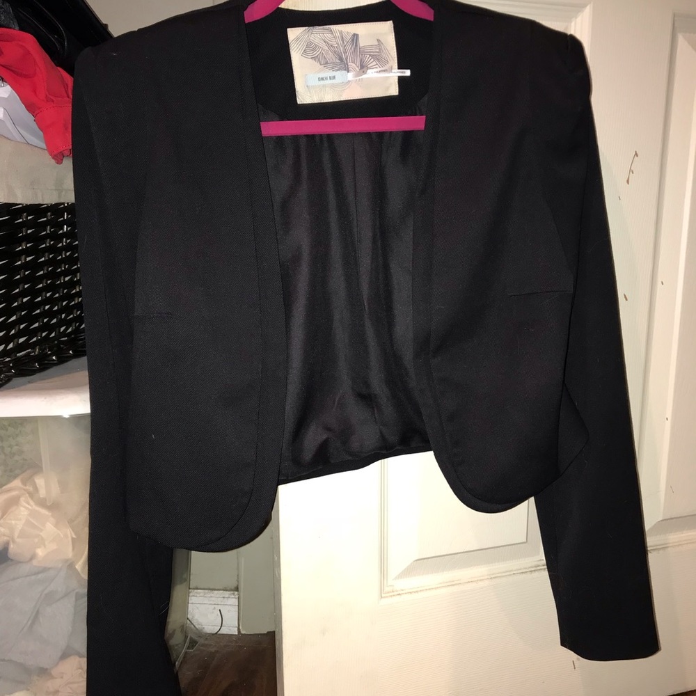 Crop blazer jacket